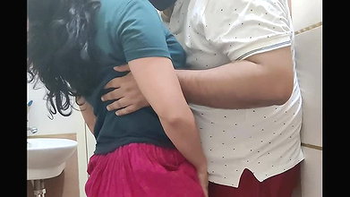 Flexible mallu maid being filmed fucked master bathroom
