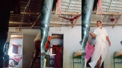 Old tamil uncle grabbed fucked young bhabhi