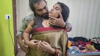 Passionate love making porn newly wed tamil couple